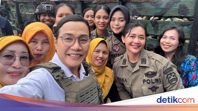 9 Polwan Brimob Jaga Menkeu di Nduga, Wakaops Damai Cartenz: Bukti Kapabilitas