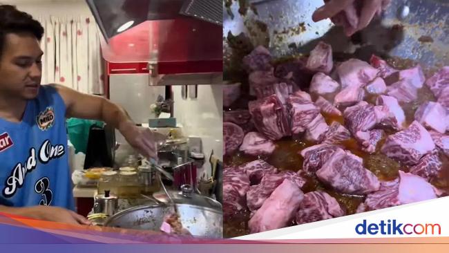 Mewah! Influencer Pakai Wagyu Rp 15,4 Juta Buat Bikin Rendang Idul Adha