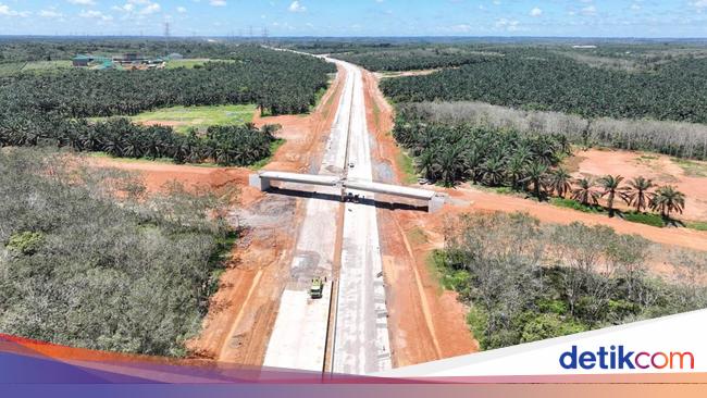 Penampakan dari Udara Proyek Tol Betung-Tempino-Jambi Rp 21 Triliun