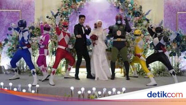 Viral Pengantin Pria Cosplay Kamen Rider Black RX di Hari Pernikahannya