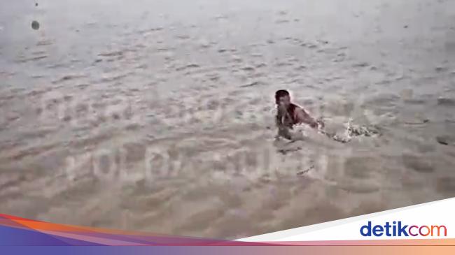 Detik-detik Kurir Sabu 'Durian' Nyebur ke Sungai Asahan Saat Disergap