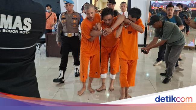 Polresta Bogor Tembak 1 Tersangka Curanmor yang Coba Kabur, Ini Penampakannya