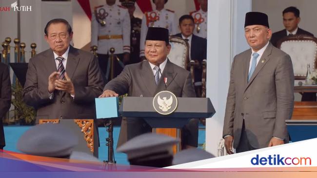 Didampingi SBY, Prabowo Resmikan Kampus Bhinneka Tunggal Ika Unhan