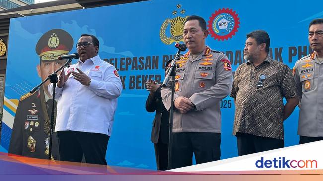 Kapolri Lepas 700 Buruh Korban PHK Kembali Kerja, Andi Gani: Hari Bersejarah