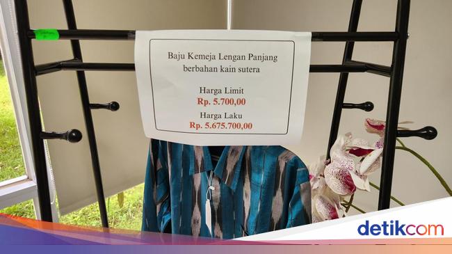 Kemeja Sutra Dipatok Goceng Malah Cuan 1.000 Kali Lipat di Lelang KPK