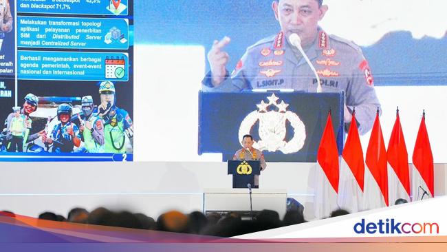 Buka Rakernis Fungsi Lantas, Kapolri Minta Jajaran Tingkatkan Pelayanan Masyarakat