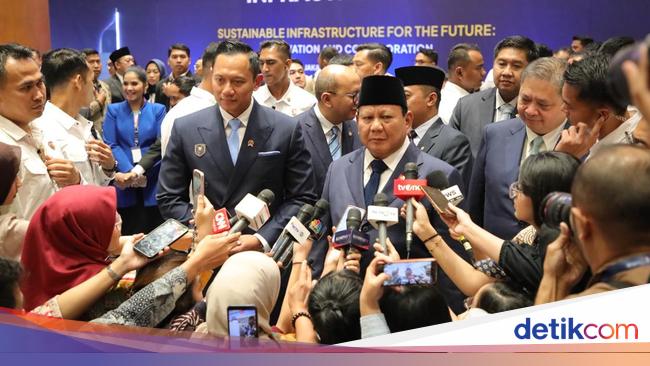 Prabowo Puji AHY Terjemahkan Arahan Pembangunan Infrastruktur dengan Baik