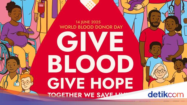 Hari Donor Darah Sedunia 2025: Tujuan hingga Tema Tahun Ini