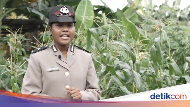 Bripda Imelda Polwan Ketahanan Pangan asal Papua Ingin Jadi Pemecah Masalah