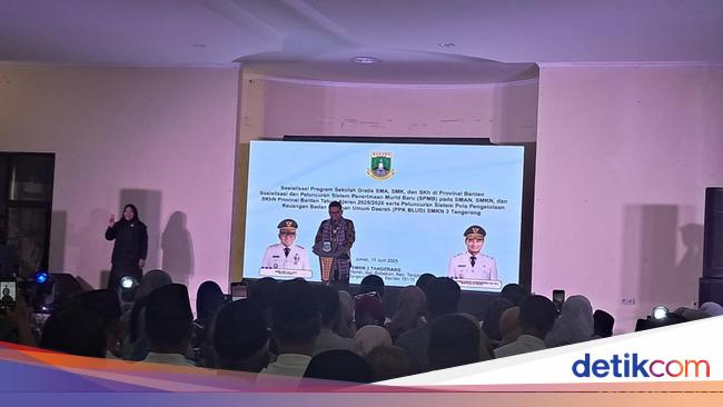 SPMB SMA di Banten Dibuka 16 Juni, Andra Minta Kepsek Tak Terima Titipan