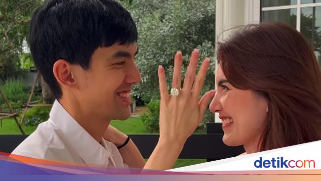 Momen Tunangan Artis Thailand Davika dan Ter Chantavit, Disebut Pasangan Kocak