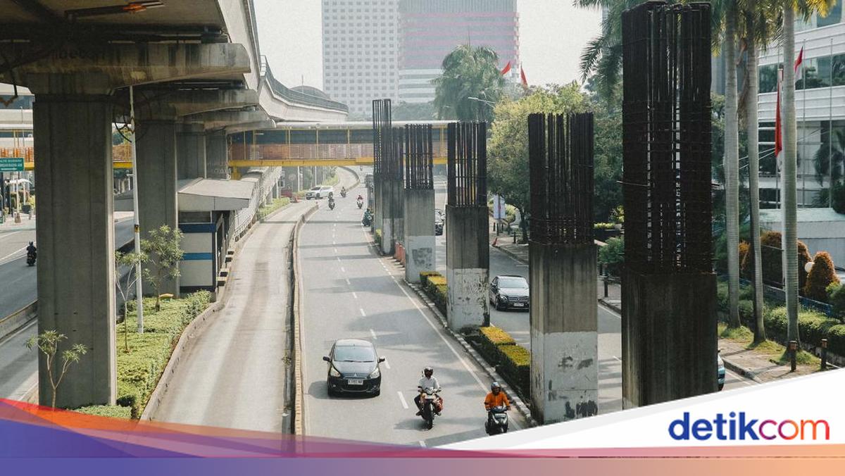 Wajah Baru Rasuna Said Tanpa Tiang Monorel Disiapkan