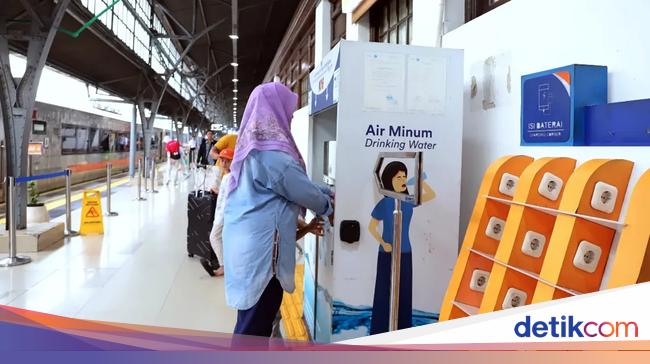 39 Stasiun Kereta Sediakan Water Station, Ini Lokasinya