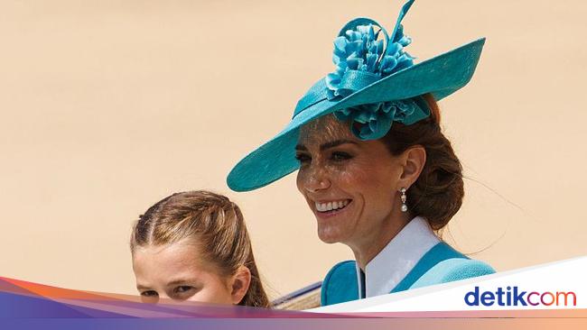 Gaya Kompak Kate Middleton dan Putri Charlotte di Trooping the Colour 2025