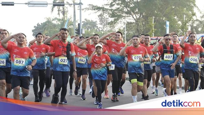 Sambut Hari Bhayangkara, 790 Runners Meriahkan Fun Run 7,9 Km Polda Riau