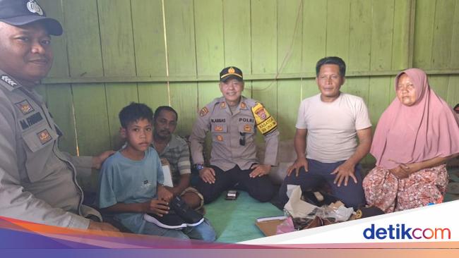 Polisi Bantu Bocah di Sulteng Terancam Putus Sekolah, Biayai Sampai Lulus