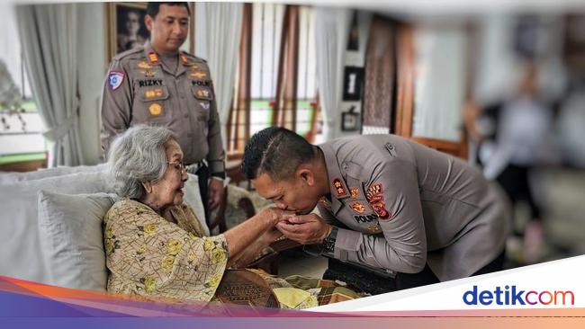 Kapolres Bogor Sowan ke Eyang Meri Hoegeng, Minta Doa Restu Peresmian Pos Gadog