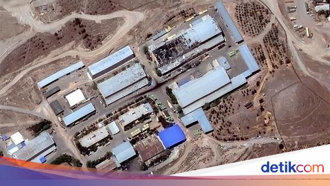 Penampakan Fasilitas Nuklir Iran yang Diserang Israel