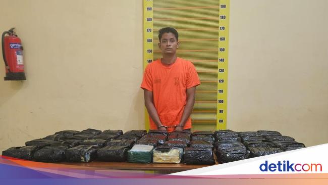 Polda Sumut Tangkap Kurir 40 Kg Sabu Jaringan Antarprovinsi