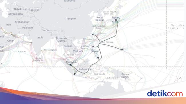 Terungkap! Ini Proyek Kabel Laut yang Dibangun Google-Meta di Perairan Indonesia