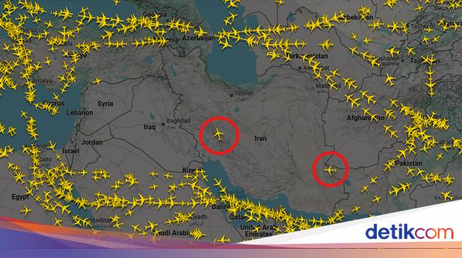 Lho! Lho! 6 Pesawat Sipil Nekat Lewat Iran Saat Gempuran Israel