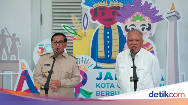 Bertemu Pramono, Basuki Berguru Pengelolaan Infrastruktur-Sampah Kota