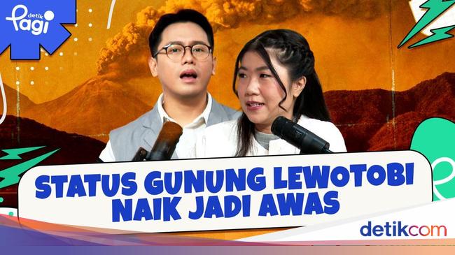 Status Gunung Lewotobi Naik Jadi Awas