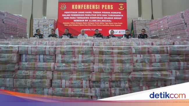 Rekor! Kejagung Sita Rp 11,8 T dari Kasus Korupsi Migor