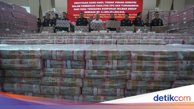 Duit Rp 11,8 T yang Disita Kejagung Berasal dari 5 Perusahaan Wilmar Group