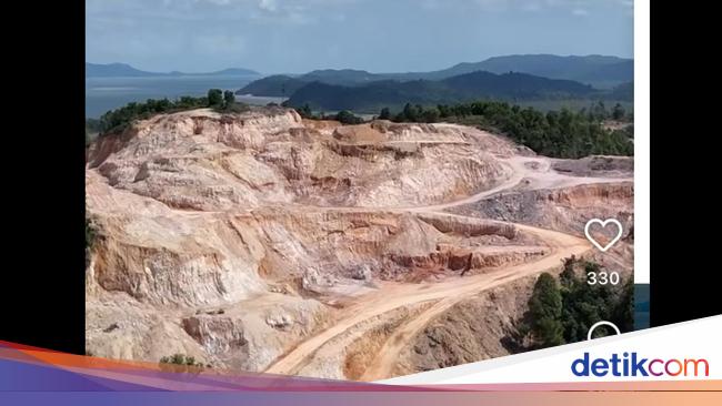 Ketahuan! Tambang Ilegal Rusak Pulau Kecil di Kepulauan Riau