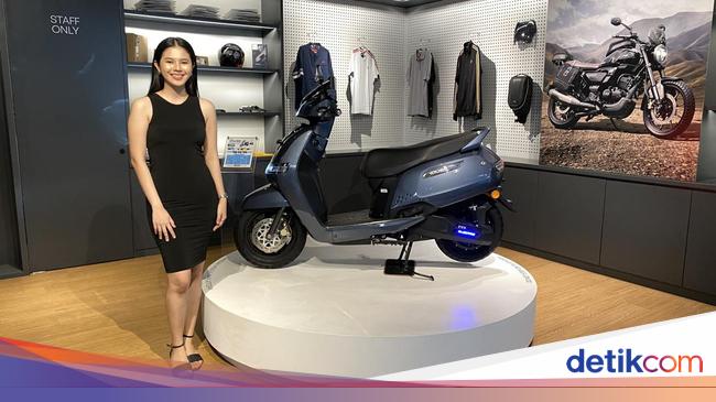 Wujud TVS iCube S yang Meluncur di Indonesia