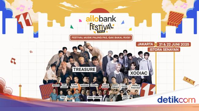 Rundown dan Keseruan di Allo Bank Festival 2025, Hari Ini Ada TREASURE