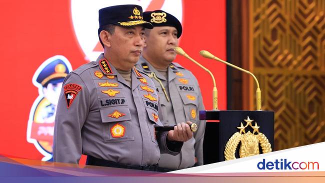 Kapolri Pimpin Upacara Pemuliaan Nilai-Nilai Tribrata Peringati HUT ke-79 Bhayangkara