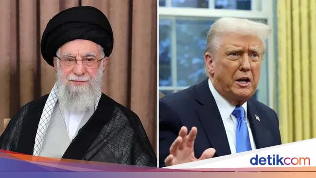Saling Balas Trump vs Khamenei yang Menolak Menyerah