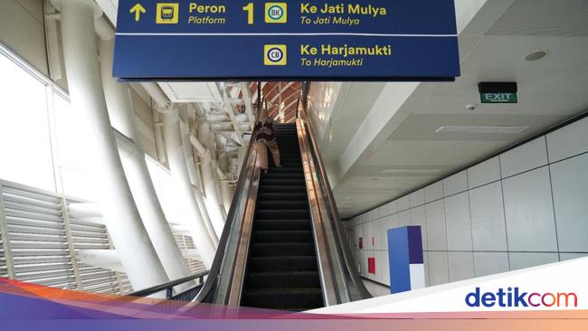 Eskalator di 3 Stasiun LRT Jabodebek Diperbaiki, Ini Daftarnya
