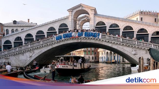 Pesta Jeff Bezos Usai, tapi Warga Venesia Masih Terluka