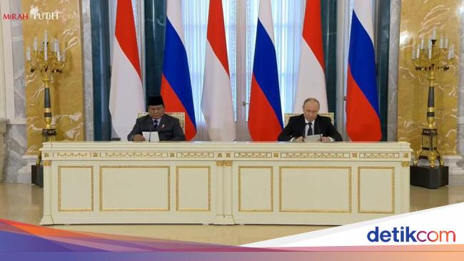 Prabowo dan Putin Bahas Isu Global, Sepakat Bela Kedaulatan Setiap Negara