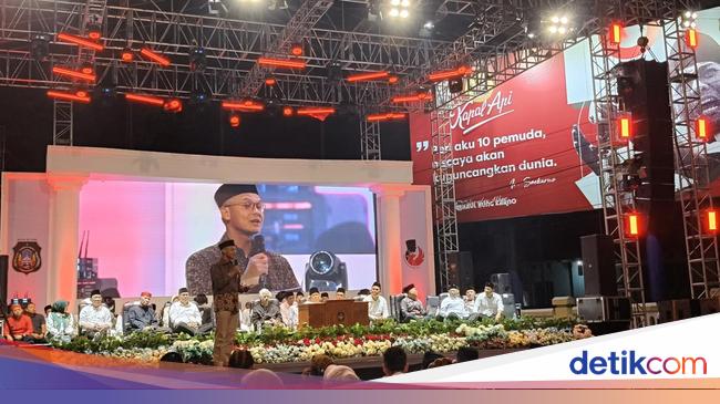 Ganjar Sampaikan Sambutan Megawati di Haul Ke-55 Bung Karno