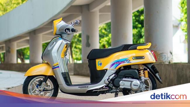 Di Luar Nalar, Yamaha Fazzio Ini Dimodifikasi Gaya Racing Mirip F1ZR Limited Edition
