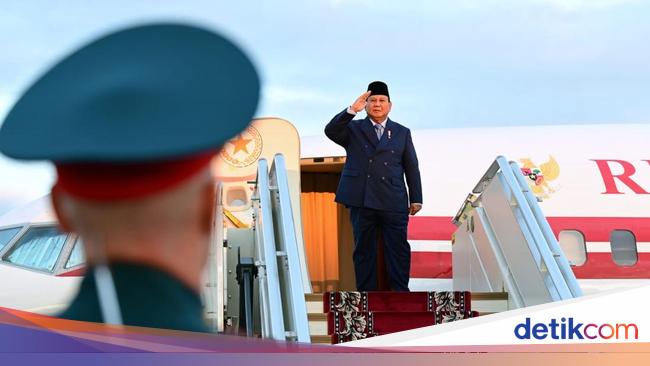 Akhiri Lawatan di Rusia, Prabowo Kembali Bertolak ke Tanah Air