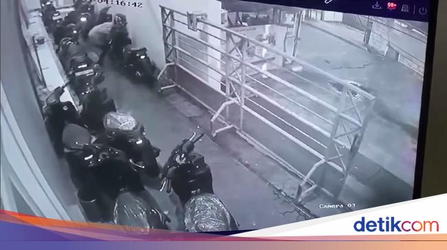 Viral 4 Motor Baru di Kantor Bank di Priok Digondol Maling dalam Semalam