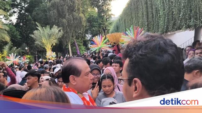 CT Hadiri Puncak Perayaan HUT ke-498 Jakarta di Lapangan Banteng