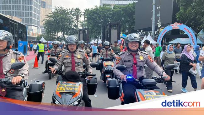 Polda Metro Pastikan Baksos HUT Bhayangkara di CFD Bundaran HI Kondusif