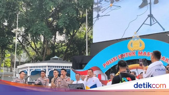 Momen Kapolri Bawakan Lagu Rumah Kita-It's My Life di Bhayangkara Sport Day