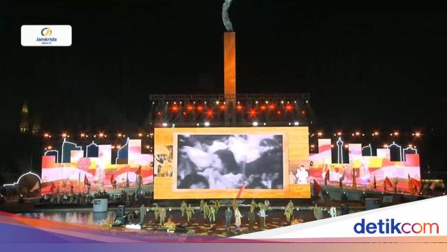 Megah! Pertunjukan 'Jakarta: One City, Many Worlds' di Puncak HUT ke-498 Jakarta