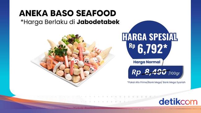 Aneka Bakso Seafood Dapat Diskon Besar-besaran di Transmart Full Day Sale