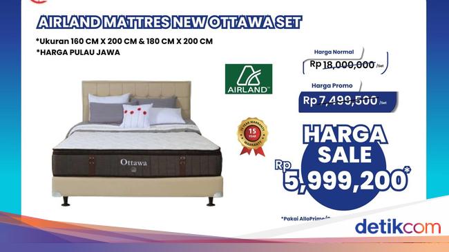 Aneka Spring Bed Banting Harga di Transmart Full Day Sale