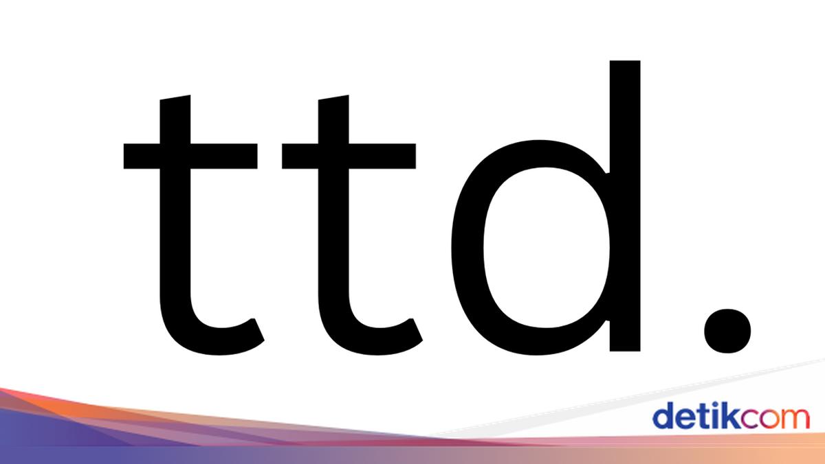 Apa Arti Kata ttd.