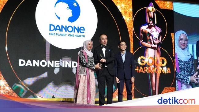 Program Kesehatan &amp; Inklusi Karyawan Antar Danone Raih 4 Penghargaan