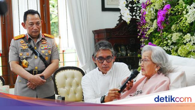 Ucapan Terima Kasih Eyang Meri Hoegeng Dikunjungi Kapolri Saat Ultah ke-100